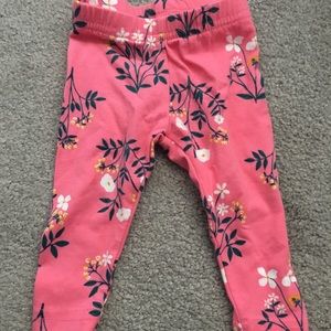 Baby flower leggings